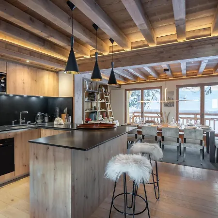 Au Centre De Village Pour 12 Pers Avec Sauna Et Wifi - Fr-1-562-50 (adults Only) Chalet Courchevel